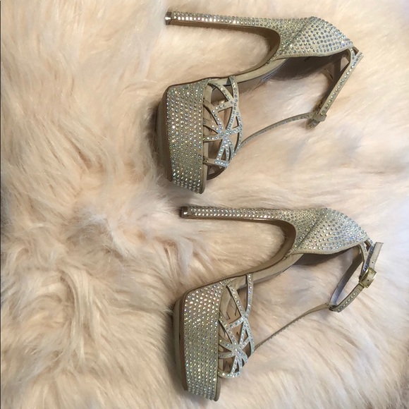 blush pink stiletto heels